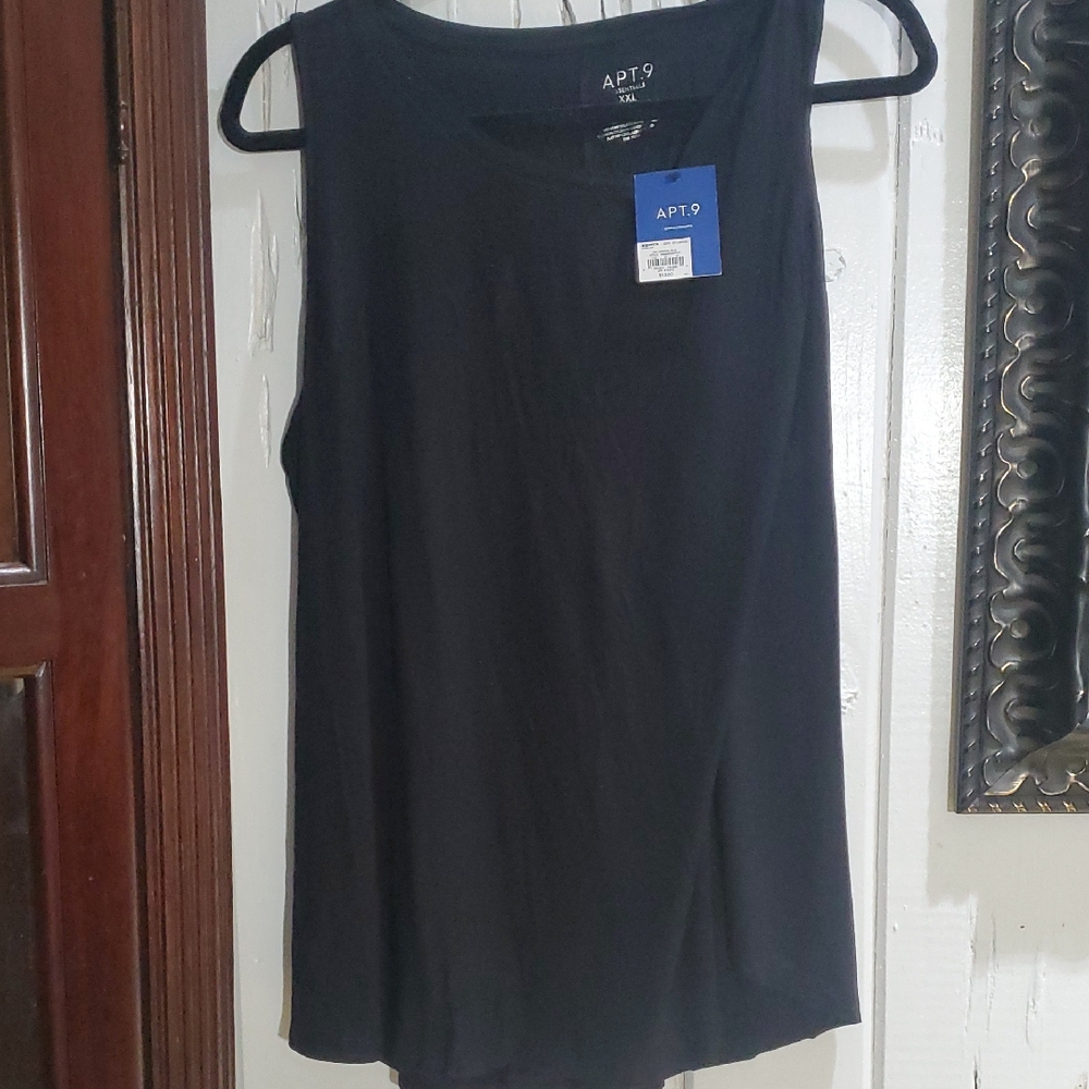 Apt. 9 Women's Black Sleeveless Top